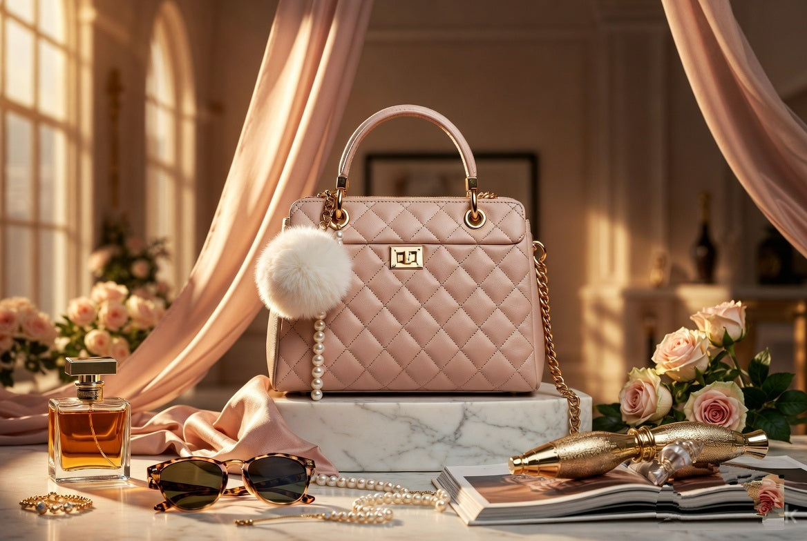 Verity™ Luxe Quilted Satchel Handbag – Elegant Crossbody & Top Handle Purse for Women