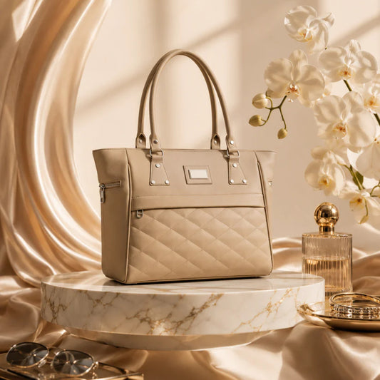 Verity™ Luxe Everyday Tote Bag | Elegant Large Capacity Women's Handbag |Adjustable Straps|